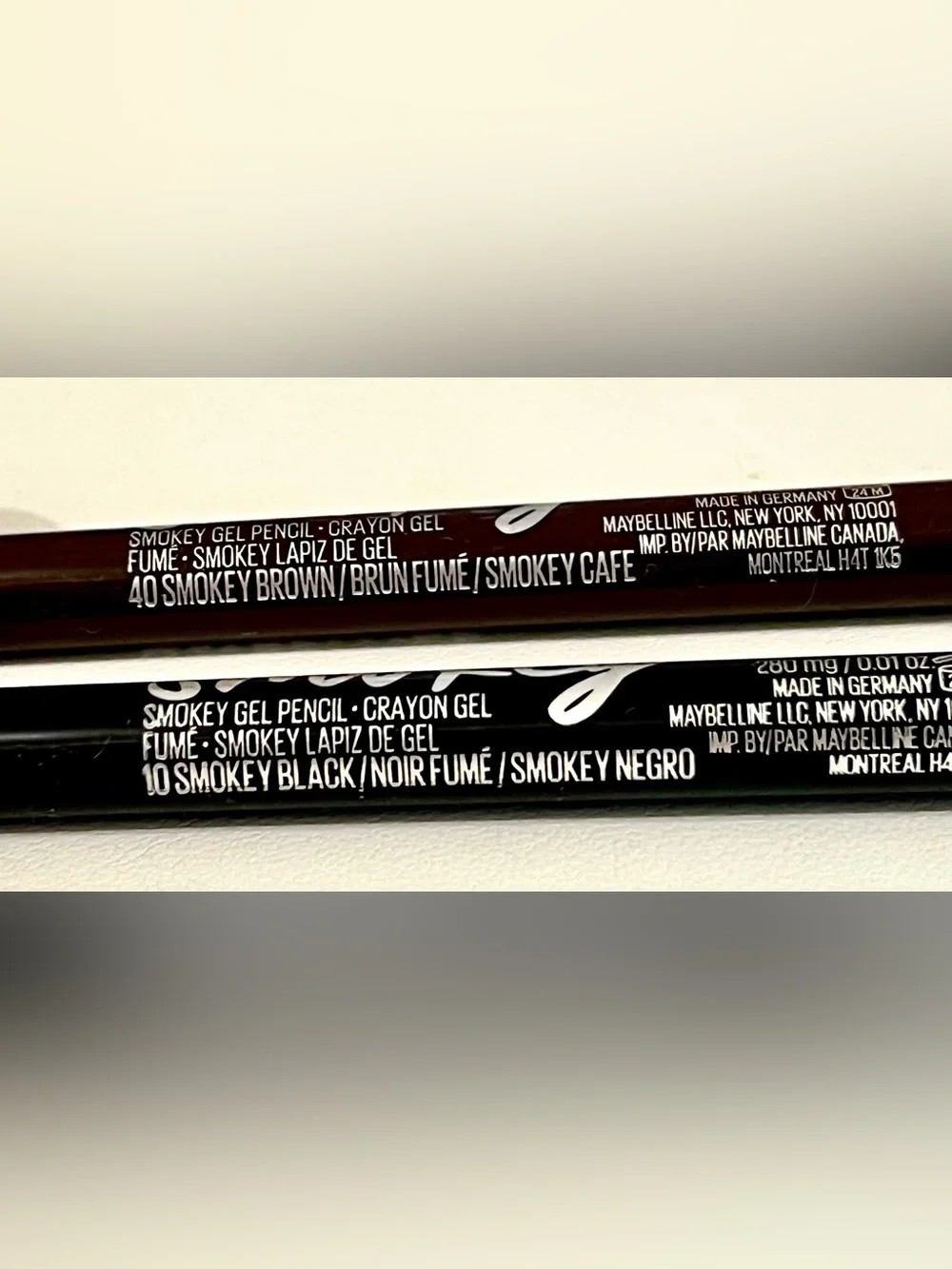 Maybelline New York Tattoo Studio Smokey Gel Pencil Eyeliner Brown & Black (set)